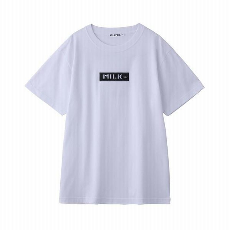 ティシャツ tシャツ ミルクフェド MILKFED Tシャツ SS TEE EMBROIDERED 