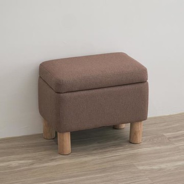 IKLOO_舒適棉麻收納椅凳-3色可選 (收納凳 穿鞋椅 化妝椅 小椅子 客廳椅)