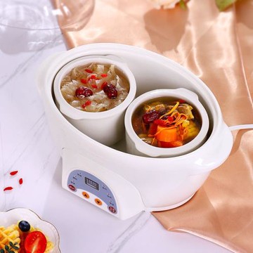 一鍋三膽隔水燉全自動家用蒸汽燉煲湯陶瓷湯煲煮粥神器燕窩機