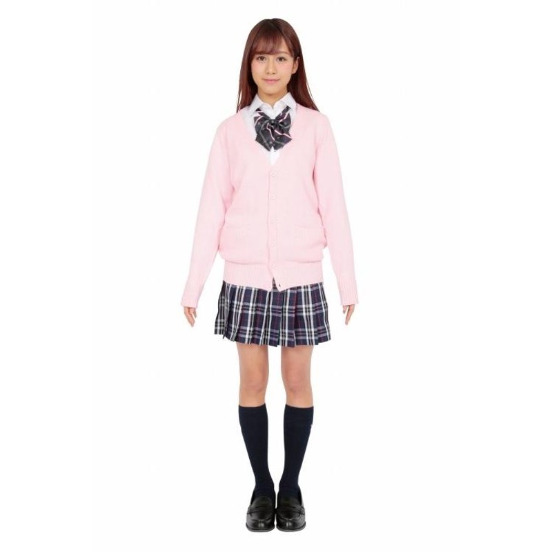 女子高生 制服 カーディガン ピンク レディース 上着 OL 学生服 看護婦