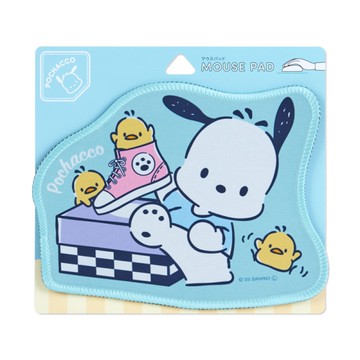【震撼精品百貨】Pochacco 帕帢狗~日本三麗鷗Sanrio 帕恰狗造型滑鼠墊-小雞*53197