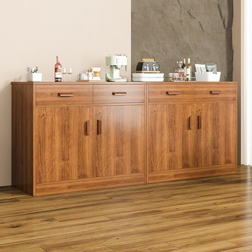 公司貨開發票 餐邊櫃家用組合碗櫃廚房櫥櫃備餐櫃靠墻一體邊櫃置物櫃客廳收納櫃