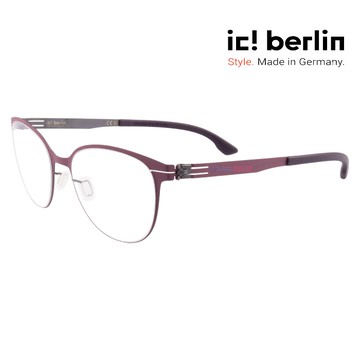 【ic! berlin】Laura Mulberry Aubergine 德國薄鋼眼鏡 公司貨