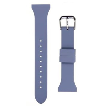 小蠻腰矽膠錶帶 22mm  通用型  薰衣灰  1個