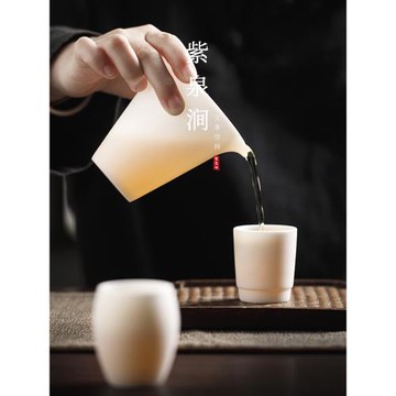 JOJOS L. PD.紫泉澗.茶杯羊脂玉瓷家用陶瓷品茗杯德化白瓷 |卻送