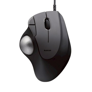 【日本ELECOM】IST有線軌跡球滑鼠-黑