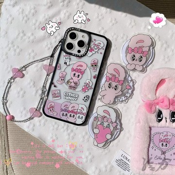韓風貓咪 iPhone 17 手機殼 磁吸支架 16E 16plus 12 13 11 14 15 Pro max保護殼