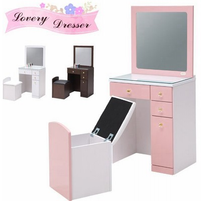 コスメデスク 化粧デスク 椅子 ピンク ドレッサー セット Chokuyunyuu ドレッサー 鏡台 Wsimarketingedge Com