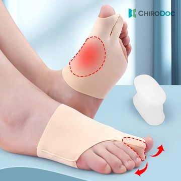 【穿鞋不磨腳】Chirodoc拇趾分趾器 美腳神器人體工學設計拇指分離專用彈性襪(超薄型)超薄透氣設計凱洛達