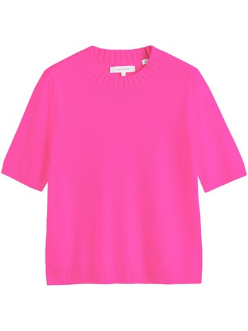 Chinti & Parker - crew-neck fine-knit top - women - Cashmere/Wool - L - Pink