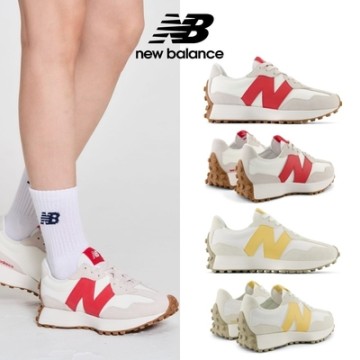【New Balance】紅/黃色327系列復古鞋_女性_2款任選(WS327GC/WS327KF)