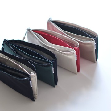 【雙色長夾】五個收納夾層 輕量 高機能 尼龍