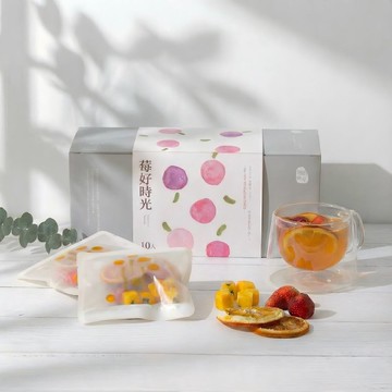 Fruitea凍乾鮮果茶・莓好橙光(草莓紅橙百香果)・加量50%・果乾水