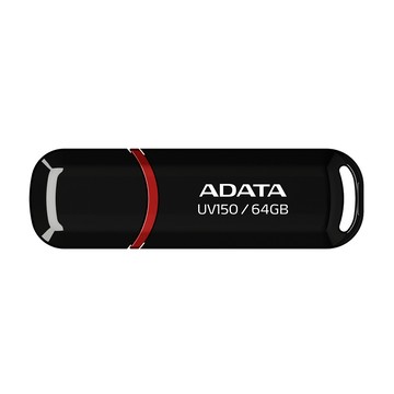 【ADATA 威剛】64GB UV150 USB3.2 隨身碟 黑色