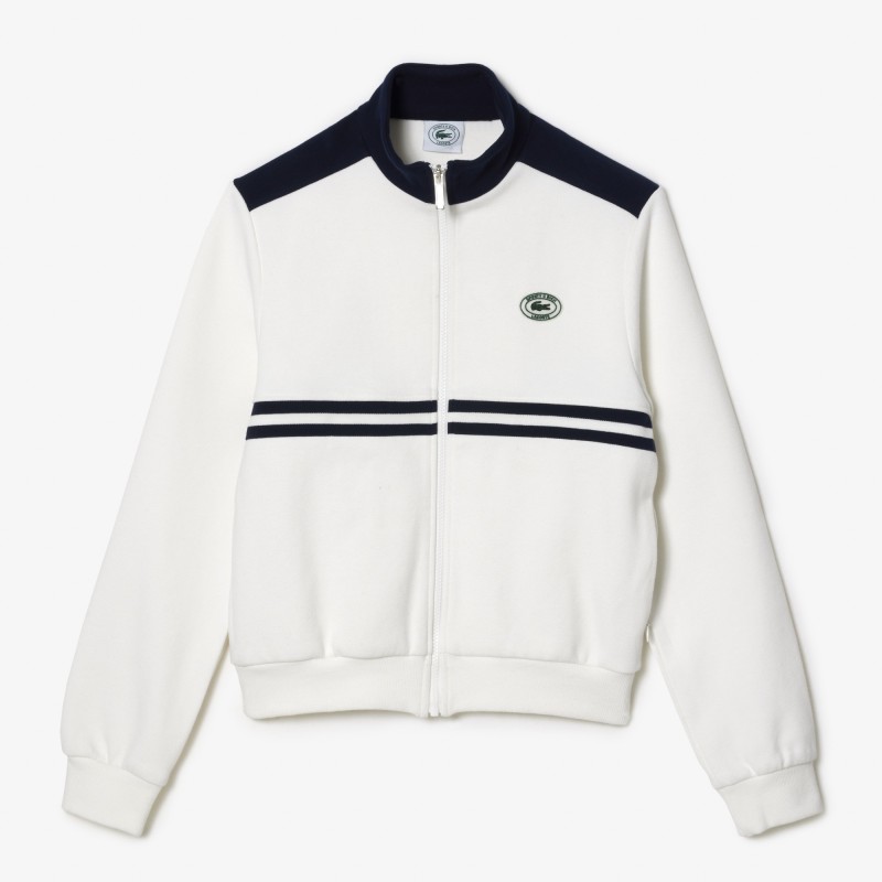 ジャージLACOSTE×Sporty \u0026 Rich ジップアップトラックジャケット