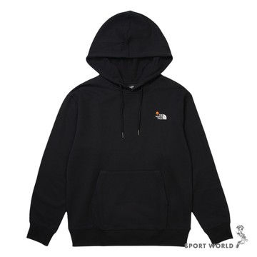 The North Face 北面 連帽長袖上衣 男裝 帽T 滑雪印花 黑【運動世界】NF0A8F0BJK3