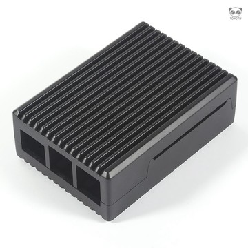 Raspberry Pi 5電腦散熱外殼 重型鋁合金金屬被動冷卻外殼 防腐鋁散熱器外殼 高效散熱抗電磁干擾 完美兼容Ra