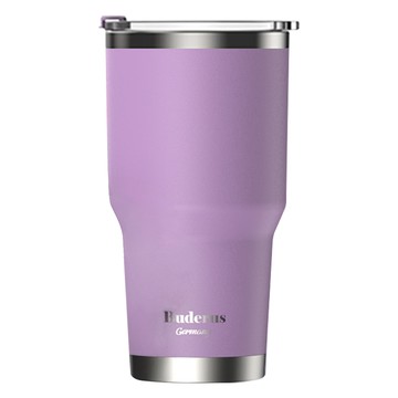 Buderus 陶瓷不鏽鋼冰霸杯 900ml SS304不鏽鋼 食品級耐熱 ABS 矽膠  霧面野莓紫  1個