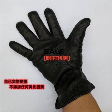 鹿皮女款分指防水防滑戶外手套