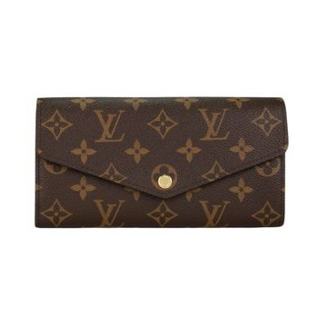 LV Louis Vuitton SARAH 信封造型釦式長夾(多色選)