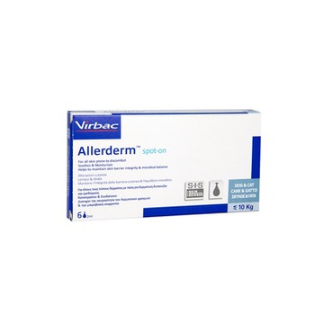 法國維克Virbac-Allerderm®全膚樂-外用皮膚滴劑 2ml*6入(買二件送寵物玩具1個隨機)