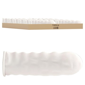 FaSoLa 多用途一次性柔韌加厚橡膠手指套  1組  100個