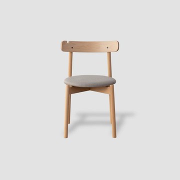 PODIUM PLUS櫸木餐椅 淺木 灰色