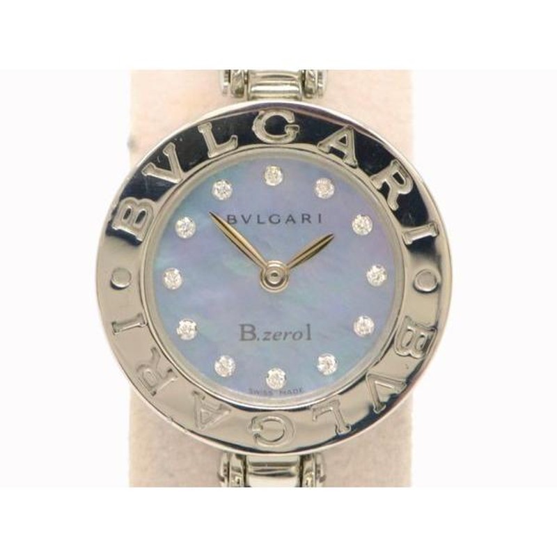 BVLGARI／／BZ22S／／シェル//ダイヤモンド時計 本物 BVLGARI ブルガリ