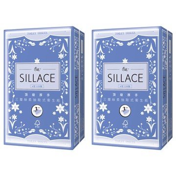 春風 SILLACE 抽取式衛生紙 3層 120張  6包  2袋