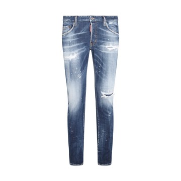 Dsquared2 - Dark Blue Cotton Blend Jeans