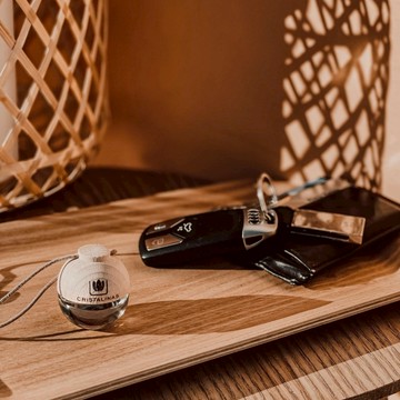 [西班牙CRISTALINAS] 無酒精 車用球型植萃香氛擴香/車香 (6ML) -檀香雪松 (秋冬/質感擴香)