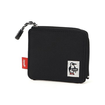 CHUMS Recycle L-Shaped Zip Wallet卡夾零錢包 黑色 CH603996K001