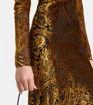 Etro Paisley jacquard maxi dress