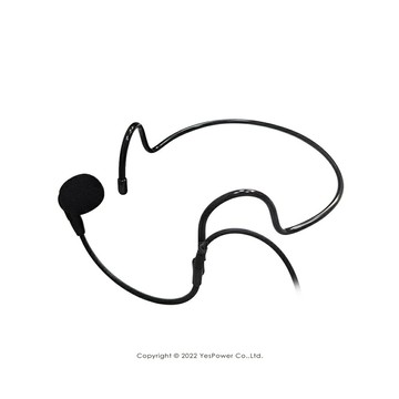 AMP-2650 YesPower輕巧舒適耳掛麥克風/3.5接頭適各品牌，TA4F接頭適用MIPRO/軟管調整方便/台製