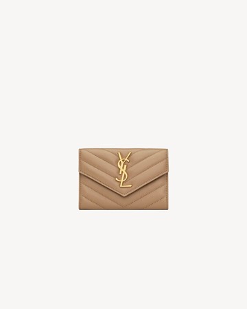 Saint Laurent Cassandre Leather Wallet