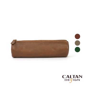 【CALTAN】真皮/筆袋 | 圓筒萬用筆袋-072067_三色