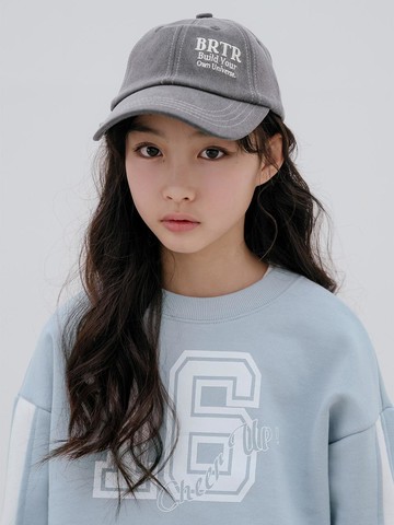 Sporty Blocking Graphic Crop T-shirt [Sky Blue]