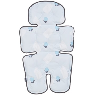 韓國Lolbaby - Hi Jell-O蒟蒻涼感推車座墊-防水隔尿款-(水湖塗鴉)