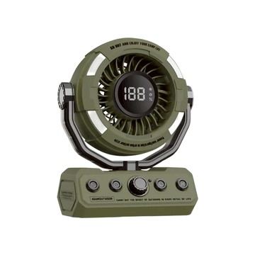 ADAM 無線DC充電式照明擺頭循環扇