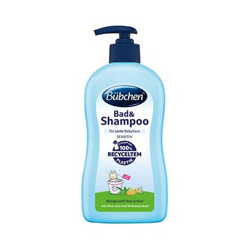【短效出清】Bübchen 貝臣 雙效洗髮沐浴露400ml【悅兒園婦幼生活館】