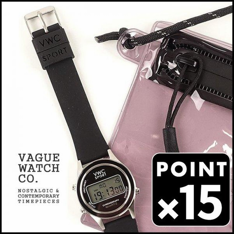 ヴァーグウォッチカンパニー デジタルウォッチ VAGUE WATCH CO DG2000