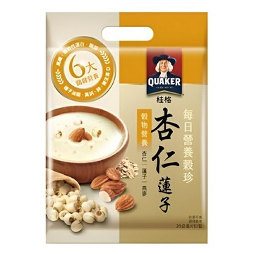 桂格 每日營養穀珍杏仁蓮子(26g*10包/袋) [大買家]