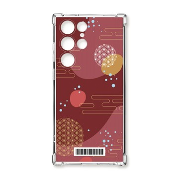S23 系列殼 TRON 三星 S23 Ultra 日系和風圓點流雲系列  載具 四角防摔殼 手機殼
