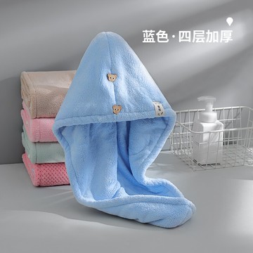幹髮帽 超厚干髪帽超強吸水速干女士韓國可愛包頭髪浴帽擦頭髪毛巾包頭巾 【CM299】
