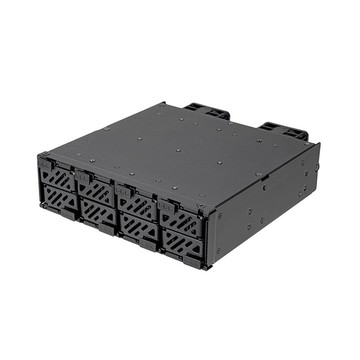 SilverStone 5.25” 轉 8-Bay M.2 SSD 內接硬碟抽取盒