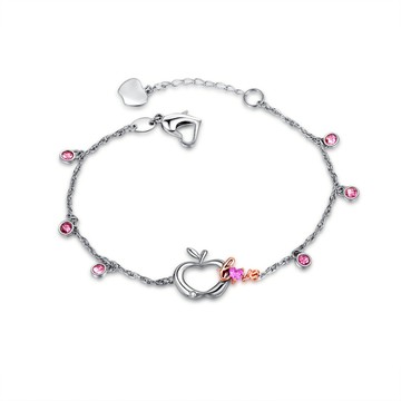 KOR蔻兒鑽石 夏娃的祕密 鑽石K金白鋼 女手鍊