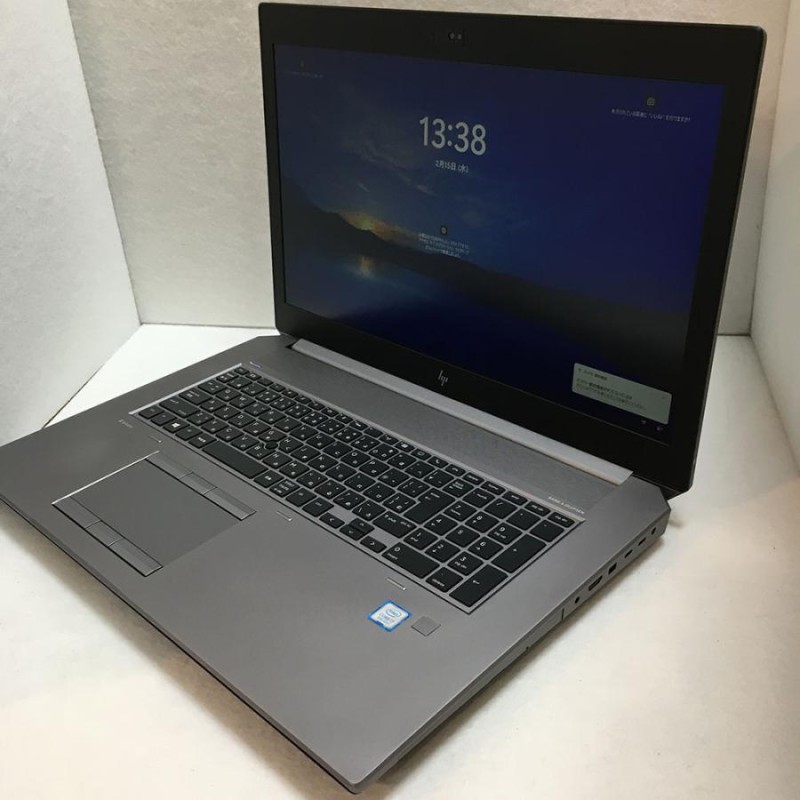 中古ノートパソコン HP ZBOOK17G5 Core i7-8750H 32GB SSD512GBX2+ ...