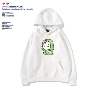 游戲周邊dream同款套頭衛衣秋冬季我的世界衣服加絨長袖連帽外套