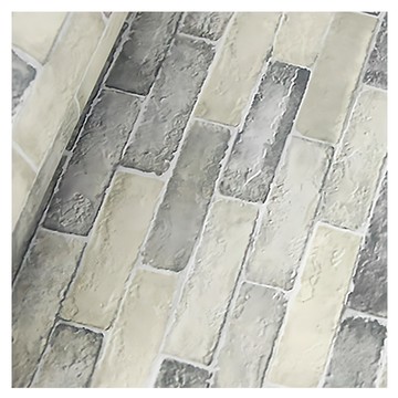 WA. WALL ART 防水自黏壁紙  仿真磚紋 青灰磚  60 x 300cm