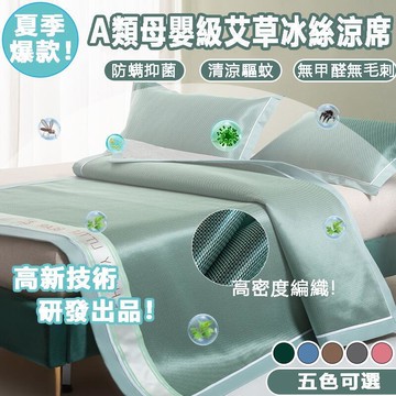 墊 空調席 夏季涼席 可機洗 三件涼席枕